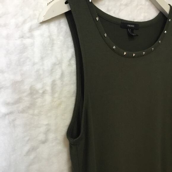 Forever 21 Green Sleeveless High-Low Dress - Picture 8 of 8